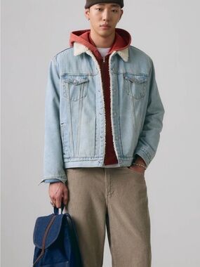 Levi’s Strauss Sherpa tracker Relaxed Fit Men’s Jeans in Light Blue